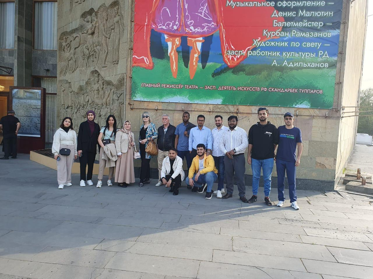 Иностранные студенты республики посетили музыкальный спектакль - «Ханума»