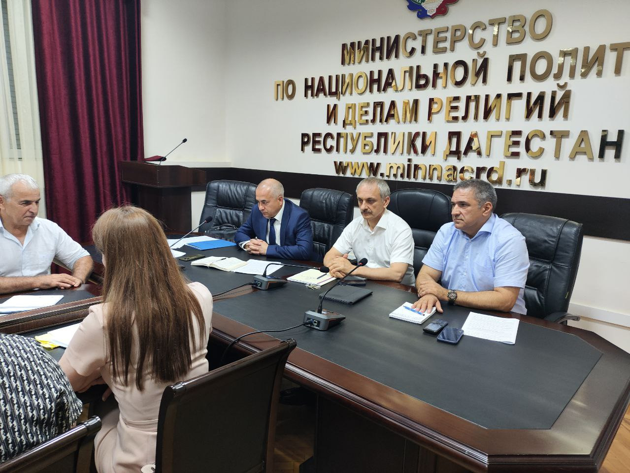 В Миннаце РД состоялось заседание Рабочей группы по исполнению Комплексного плана противодействия идеологии терроризма в РФ на 2024-2028 годы