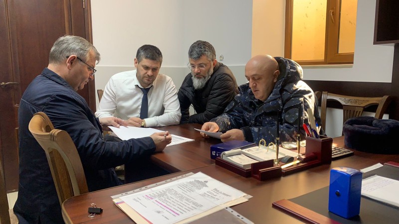Проверка на антитеррористическую защищенность религиозного объекта и встреча с учащимися и преподавателями религиозного учебного заведения прошла в г. Хасавюрте