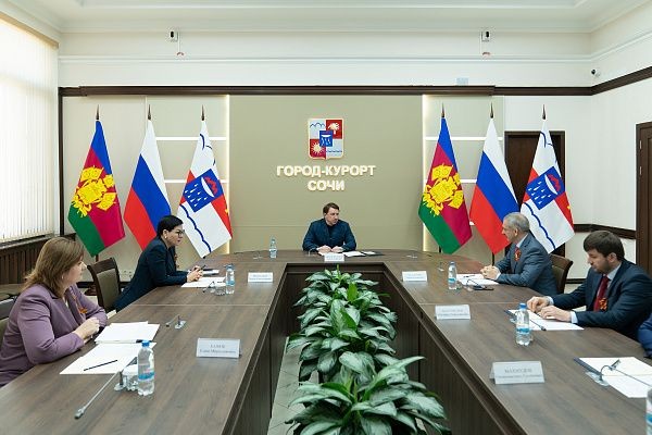 Глава Сочи Алексей Копайгородский обсудил с представителями делегации Республики Дагестан реализацию совместных проектов