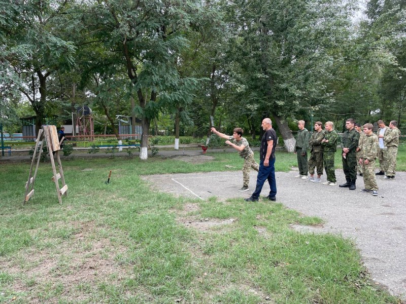 Терские казаки продемонстрировали ловкость