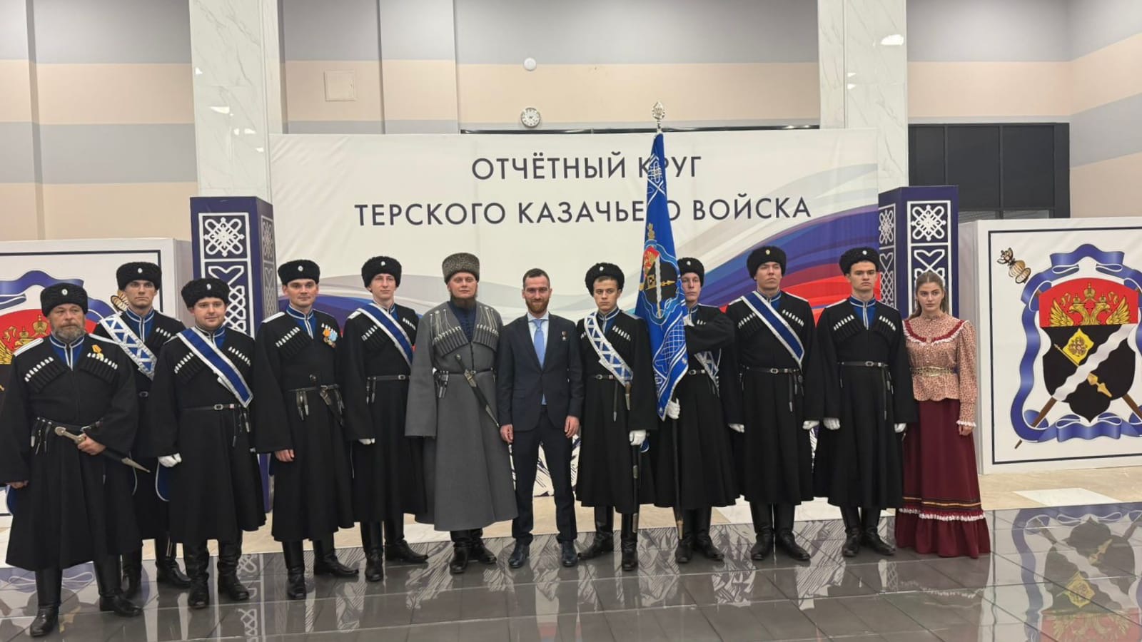 Темирлан Абуталимов принял участие в работе отчетного круга Терского войскового казачьего общества