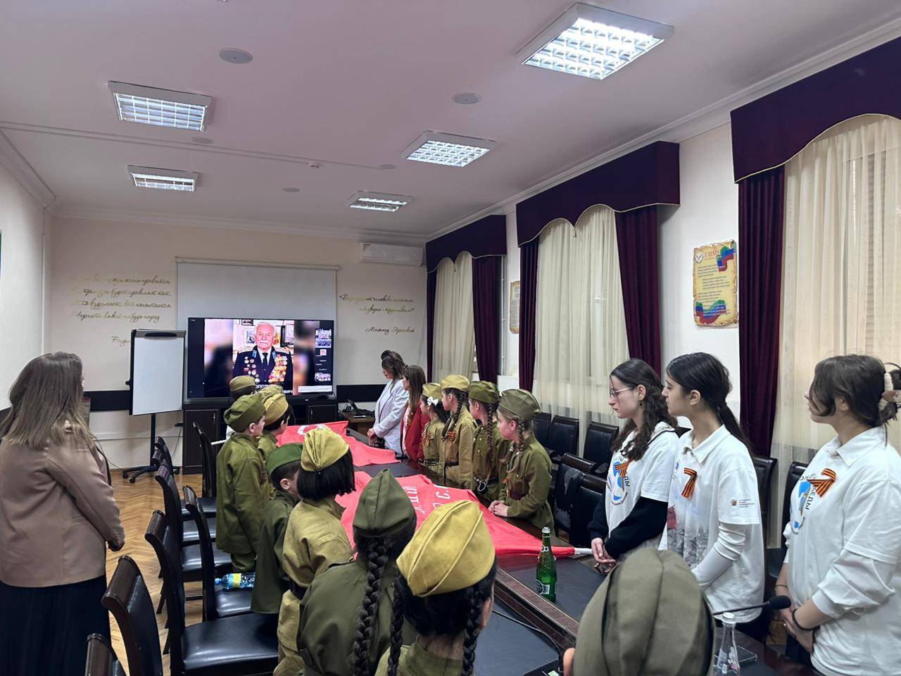 «От героев былых времён… Воспоминания». В Миннаце Дагестана прошел международный ветеранский телемост