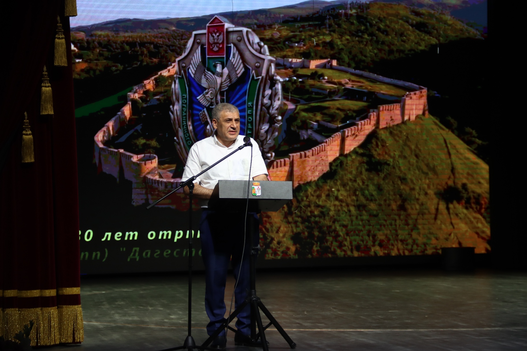 Темирлан Абуталимов принял участие в торжественном мероприятии, посвященном 30-летию со дня образования отряда пограничного контроля «Дагестан»