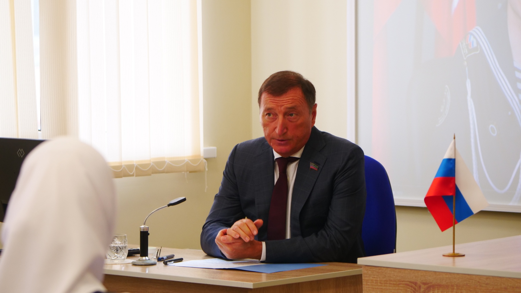 Темирлан Абуталимов принял участие в церемонии открытия школы в селе Пятилетка Хасавюртовского района